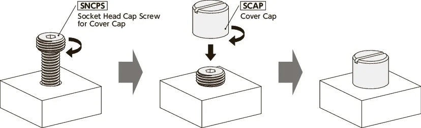 NBK-SCAP-3-AL Aluminum Cover Caps .Made in Japan - fast shipping 🇺🇸