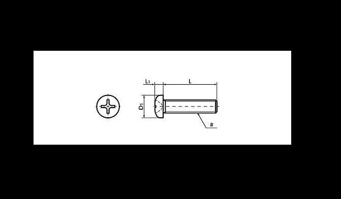 SPA-4-40-3/4-P Plastic Screw - Cross Recessed Pan Head Machine Screw - RENY - Inch Thread - fast shipping 🇺🇸