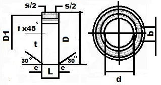 NFS45 One-Way 45x100x36mm Bearing Support Required Backstop Clutch - fast shipping 🇺🇸