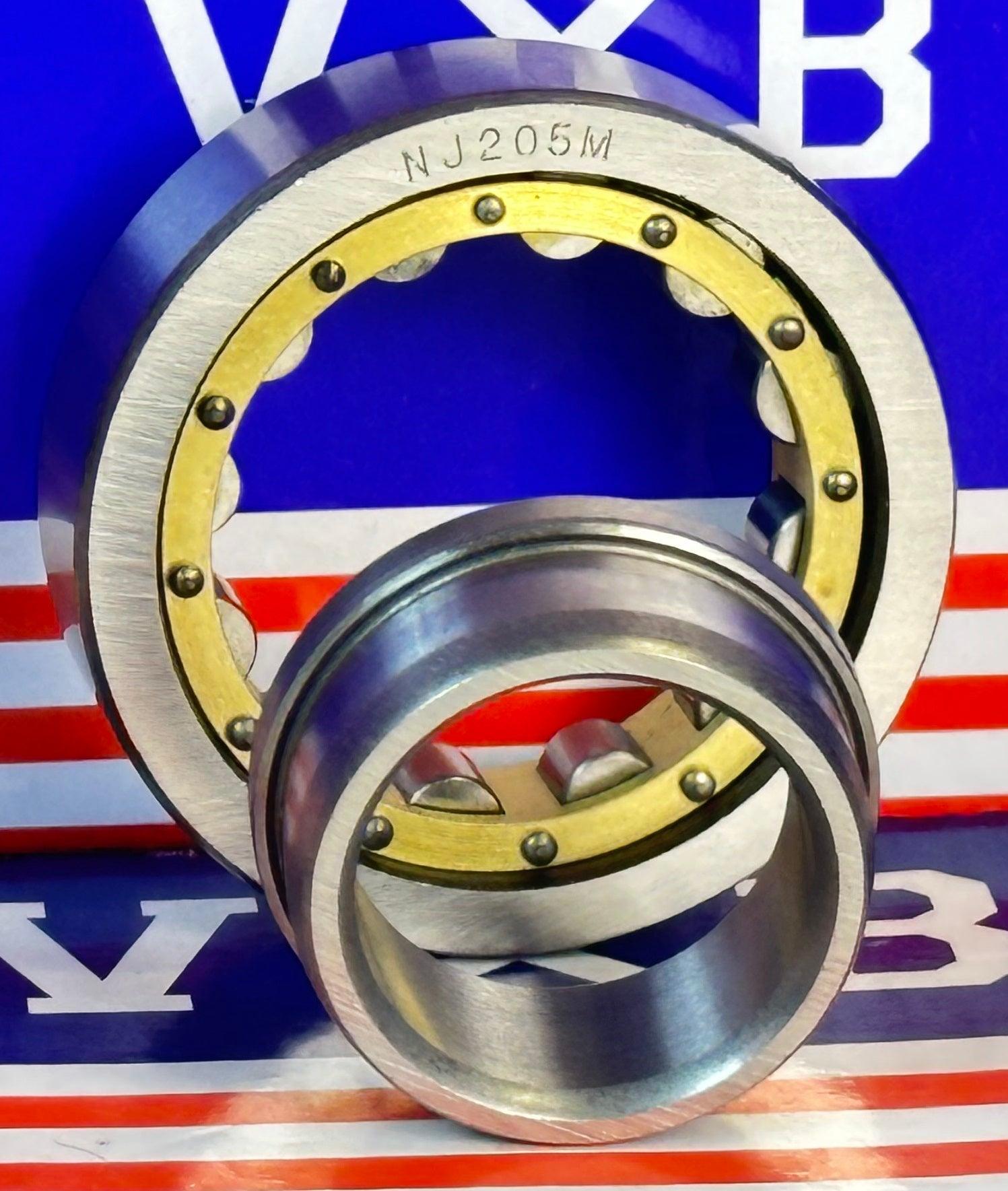 NJ205M Cylindrical Roller Bearing 25x52x15 Cylindrical Bearing - fast shipping 🇺🇸