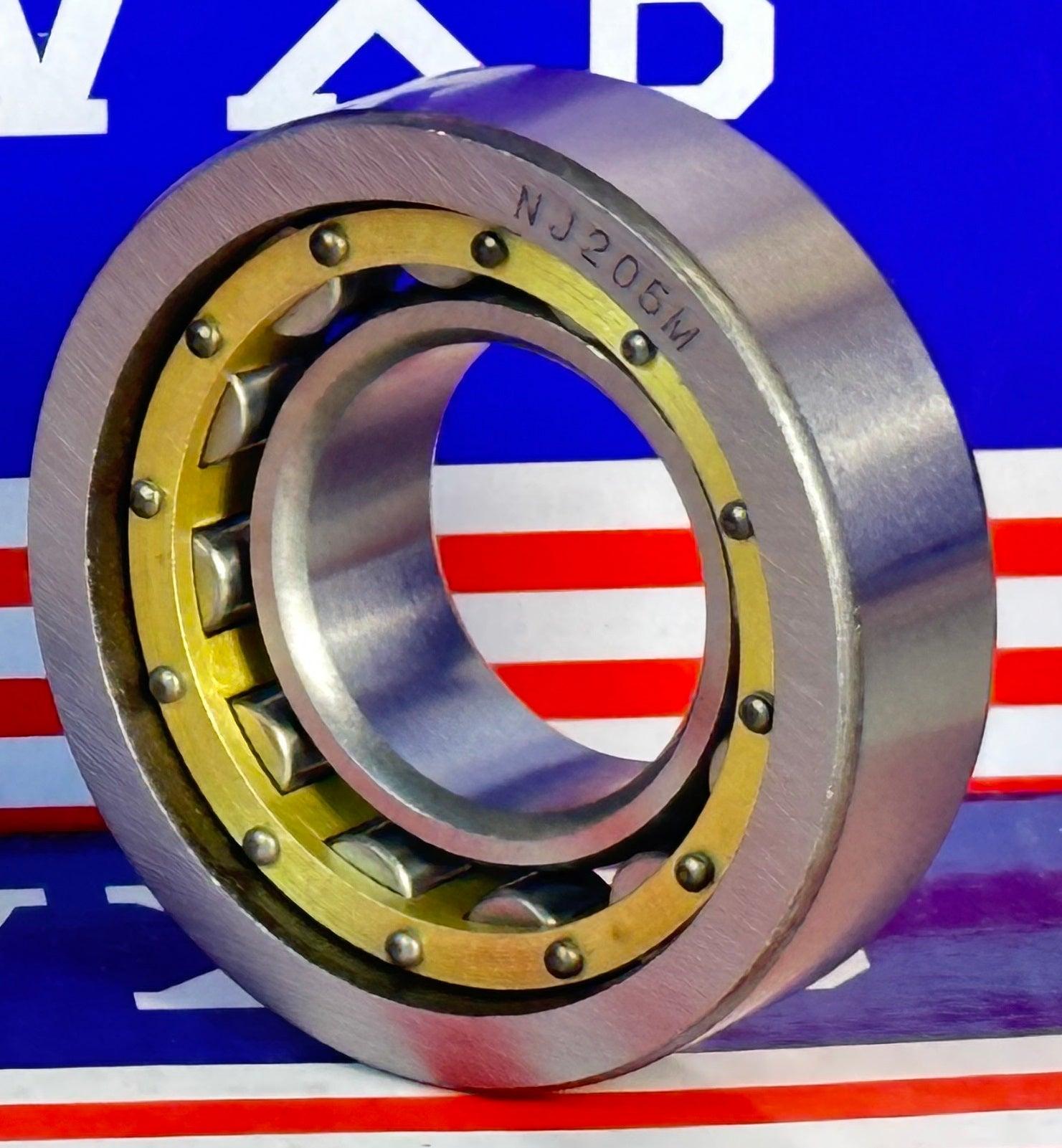 NJ205M Cylindrical Roller Bearing 25x52x15 Cylindrical Bearing - fast shipping 🇺🇸