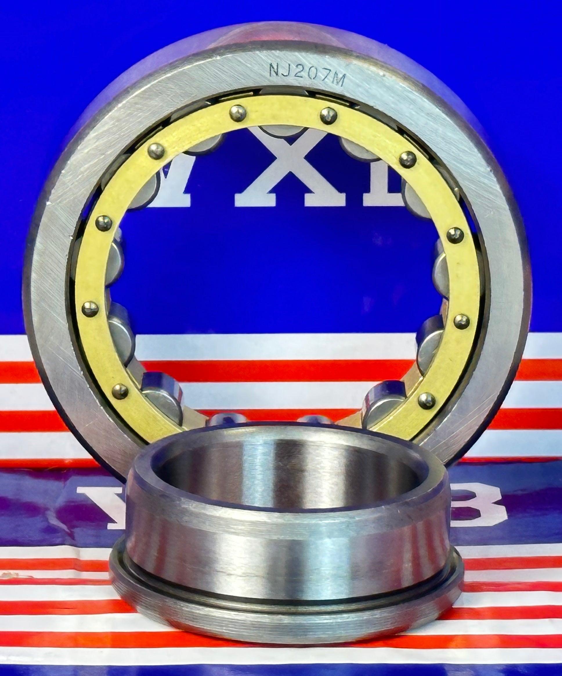 NJ207M Cylindrical Roller Bearing 35x72x17 Cylindrical Bearing - fast shipping 🇺🇸