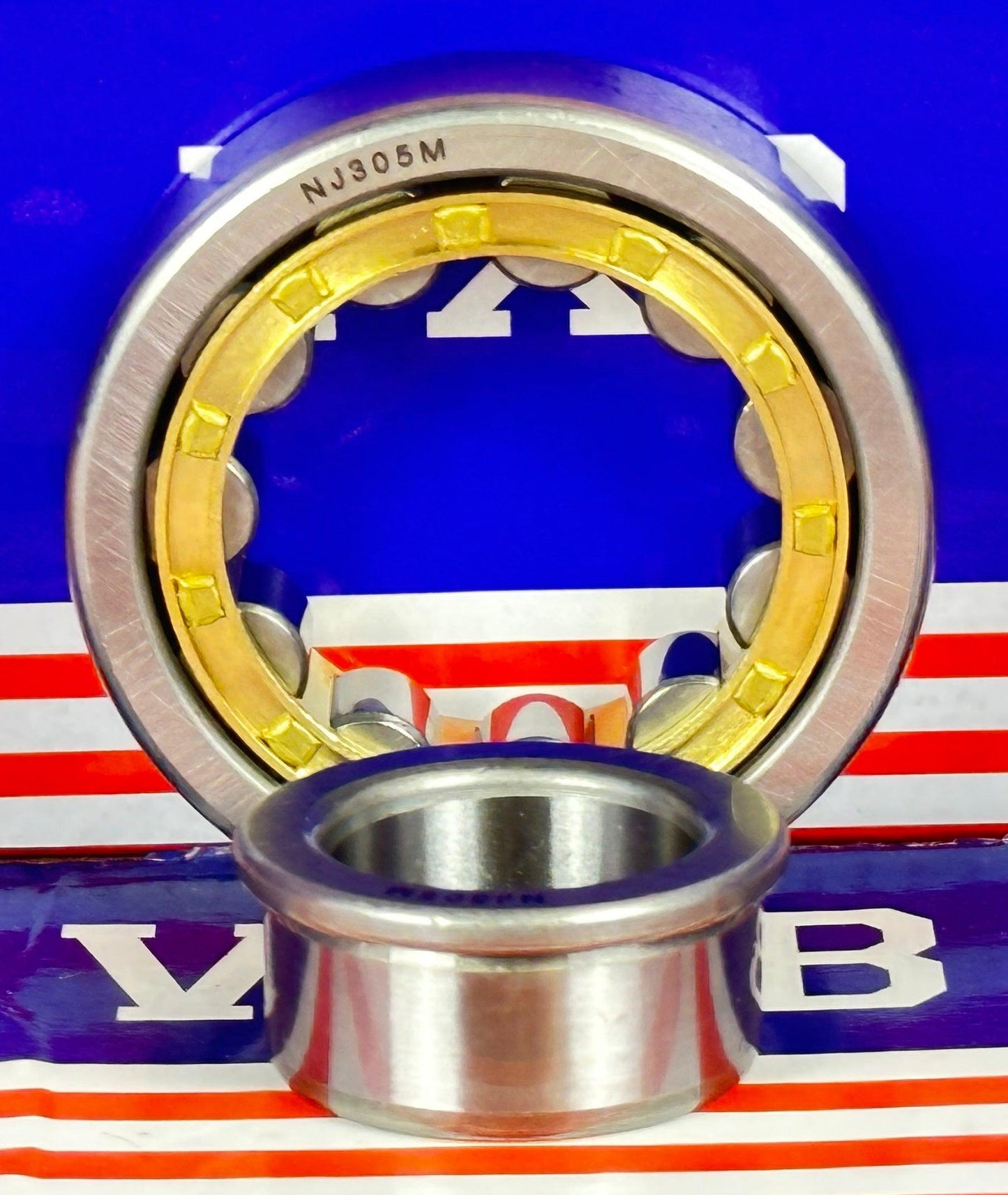 NJ305M Cylindrical Roller Bearing 25x62x17 Cylindrical Bearing - fast shipping 🇺🇸
