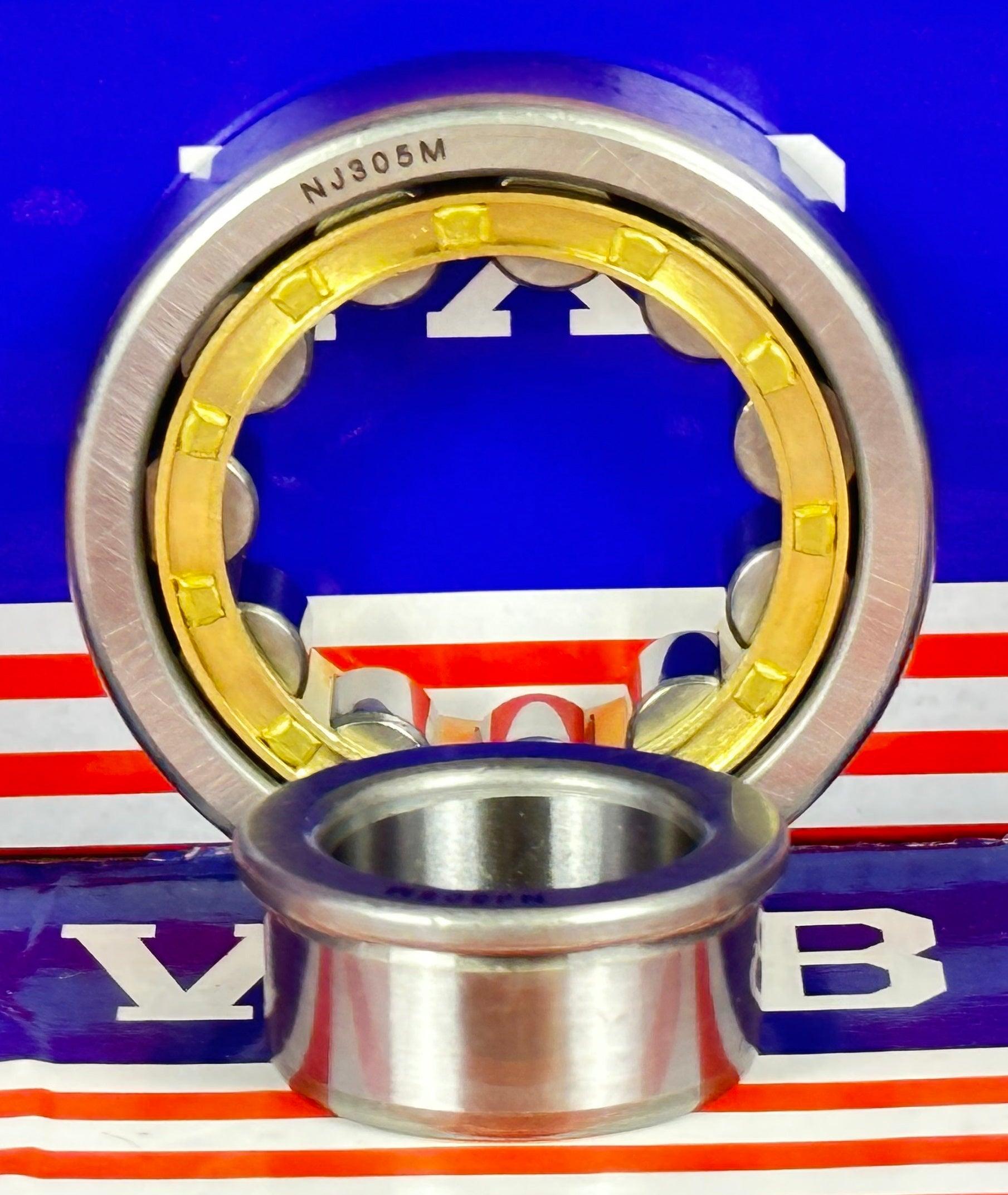 NJ305M Cylindrical Roller Bearing 25x62x17 Cylindrical Bearing - fast shipping 🇺🇸