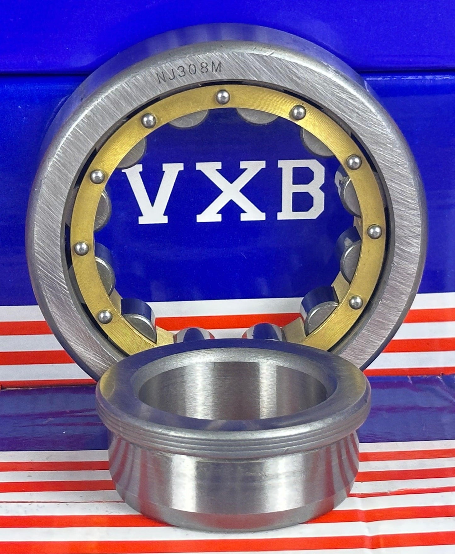 NJ308M Cylindrical Roller Bearing 40x90x23 Cylindrical Bearing - fast shipping 🇺🇸