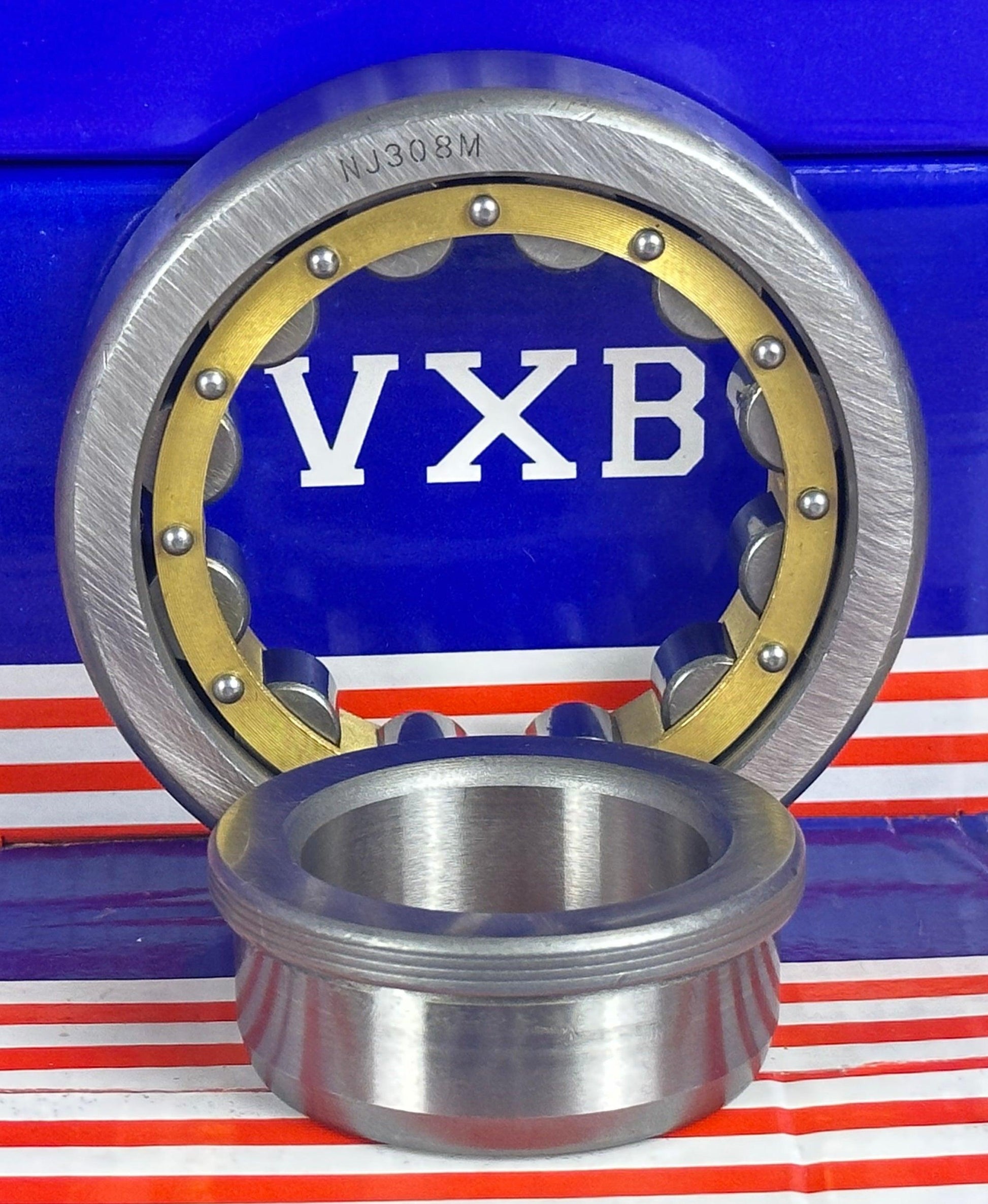 NJ308M Cylindrical Roller Bearing 40x90x23 Cylindrical Bearing - fast shipping 🇺🇸