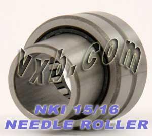 NKI15/16 Needle Roller Bearing 15x27x16mm - Machined Type - fast shipping 🇺🇸