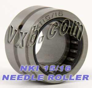 NKI15/16 Needle Roller Bearing 15x27x16mm - Machined Type - fast shipping 🇺🇸