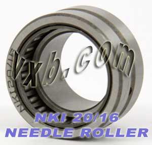 NKI20/16 Needle Roller Bearing 20x32x16mm - Machined Type - fast shipping 🇺🇸