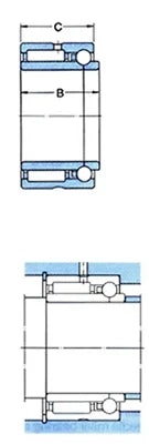 NKIB5904 Needle Roller Bearing - 3-Point Contact Ball Bearing 20X37X25mm - Machined Type - fast shipping 🇺🇸