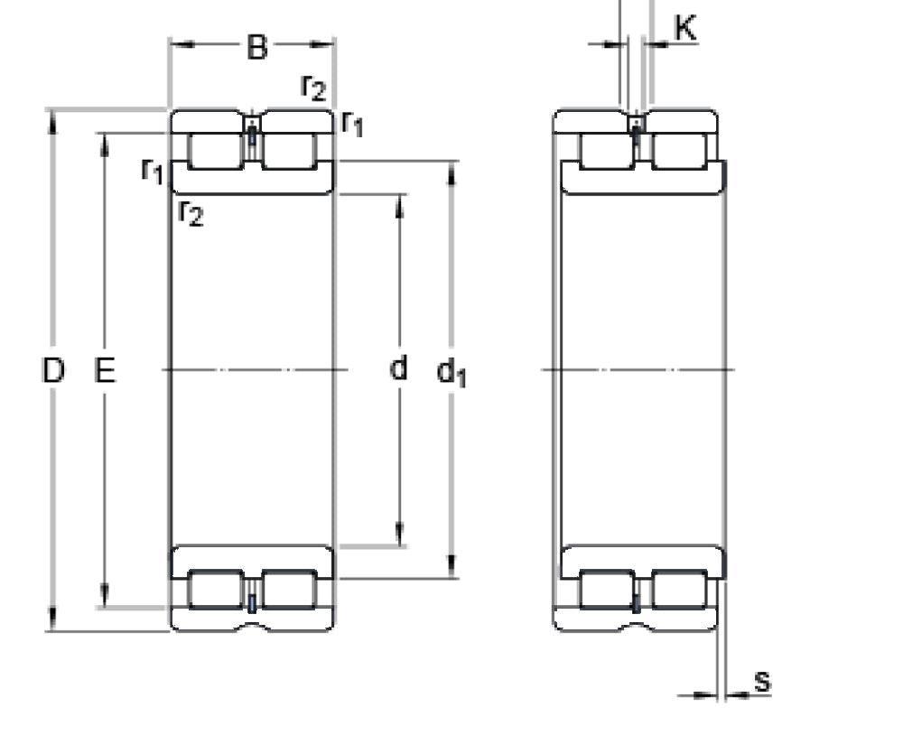 NNCL4934CV P5 Double Row Full Complement Cylindrical Bearing - fast shipping 🇺🇸