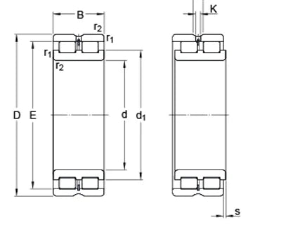 NNCL4934CV P5 Double Row Full Complement Cylindrical Bearing - fast shipping 🇺🇸