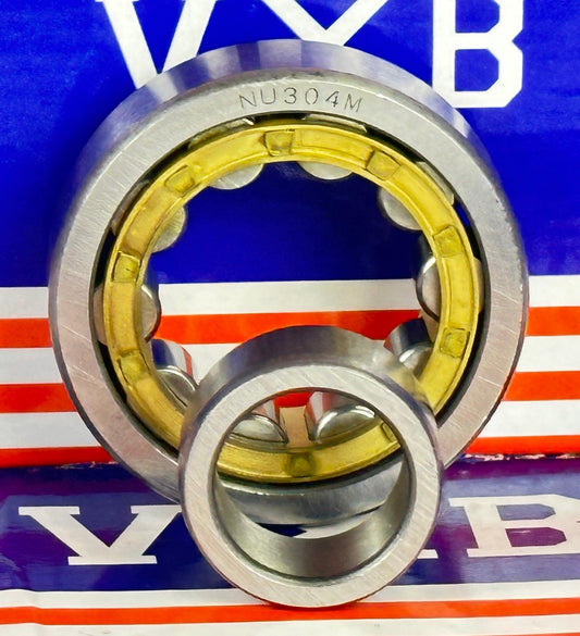 NU304M Cylindrical Roller Bearing 20x52x15mm Cylindrical Bearing - fast shipping 🇺🇸