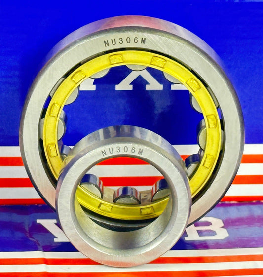 NU306M Cylindrical Roller Bearing 30x72x19 Cylindrical Bearing - fast shipping 🇺🇸