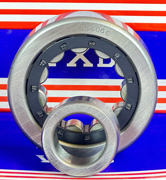 NU406 Cylindrical Roller Bearing 30x90x23 Cylindrical Bearing - fast shipping 🇺🇸