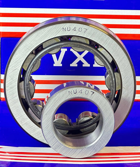 NU407 Cylindrical Roller Bearing 35x100x25 Cylindrical Bearing - fast shipping 🇺🇸