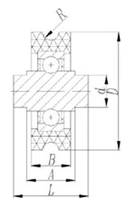 Nylon Window slide Bearing 6x26x12 Miniature - fast shipping 🇺🇸