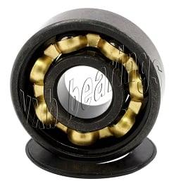 100-Pack 608B-2RS Sealed Skate Bearings Bronze Cage Black Seals - fast shipping 🇺🇸