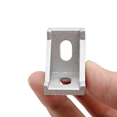 20-Pack Aluminum Profile 2020 Series Corner Bracket/T Nuts/Hex Screw - Rail Accessories - fast shipping 🇺🇸