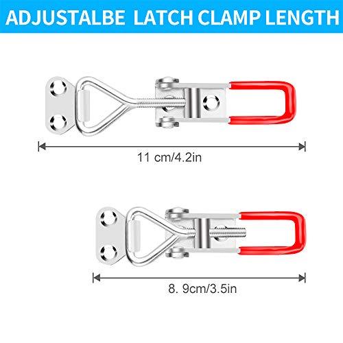 6-Pack Adjustable Pull Latch Clamps - 330 lbs Holding Capacity - fast shipping 🇺🇸