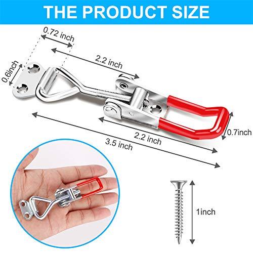 6-Pack Adjustable Pull Latch Clamps - 330 lbs Holding Capacity - fast shipping 🇺🇸