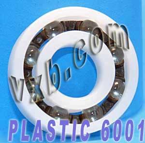 Acetal/POM Plastic Bearing 6001 - Glass Balls - 12x28x8mm - fast shipping 🇺🇸