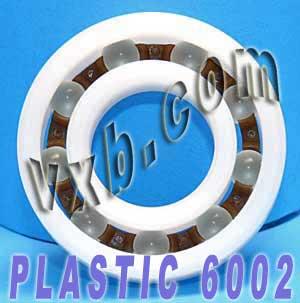 Acetal/POM Plastic Bearing 6002 - Glass Balls - 15x32x9mm - fast shipping 🇺🇸