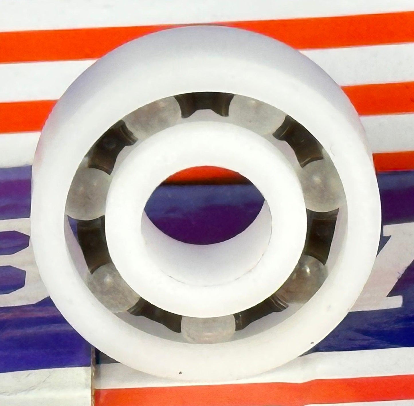 Acetal/POM Plastic Bearing 6201 - Glass Balls - 12x32x10mm - fast shipping 🇺🇸