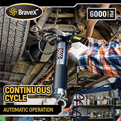 Pneumatic Grease Gun Air Operated Fully Automatic - 14.5 Oz Continuous Cycle - fast shipping 🇺🇸