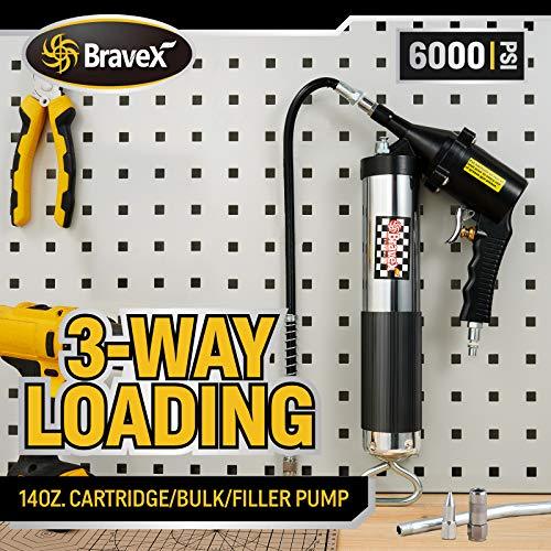 Pneumatic Grease Gun Air Operated Fully Automatic - 14.5 Oz Continuous Cycle - fast shipping 🇺🇸