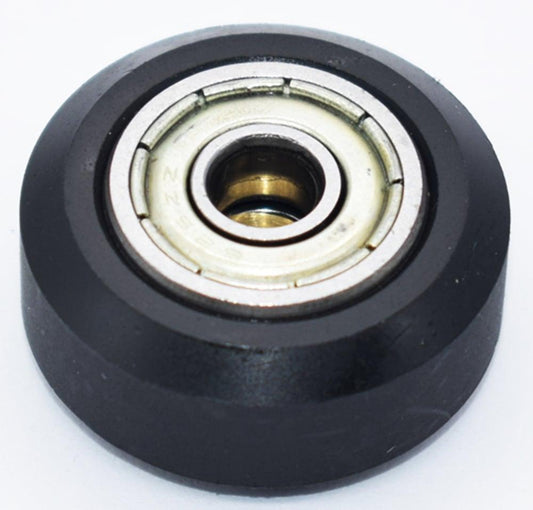 POM 5x24x10mm Polyurethane Rubber Pulley Guide Rail Roller Bearing - fast shipping 🇺🇸