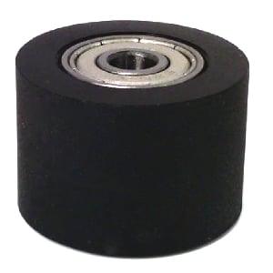 PU10x30x20ZZ Shielded Bearing Black Polyurethane Tire 10x30x20mm - fast shipping 🇺🇸