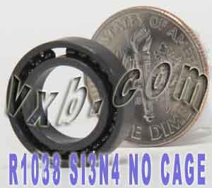 R1038 Full Complement Full Ceramic Bearing 3/8x5/8x5/32 inch Si3N4 - fast shipping 🇺🇸