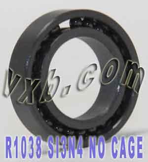 R1038 Full Complement Full Ceramic Bearing 3/8x5/8x5/32 inch Si3N4 - fast shipping 🇺🇸