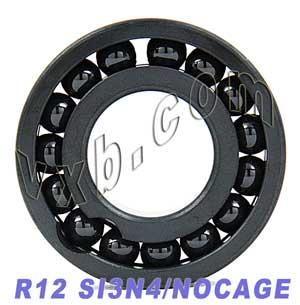 R12 Full Complement Si3N4 Ceramic Bearing 3/4" x 1-5/8" x 7/16" - fast shipping 🇺🇸