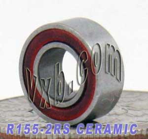 R155-2RS Ceramic Bearing 5/32x5/16x1/8 inch Sealed Bearing - fast shipping 🇺🇸
