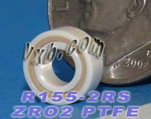 R155-2RS Full Ceramic Bearing 5/32x5/16x1/8 inch Miniature Bearing - fast shipping 🇺🇸