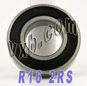 R16-2RS One inch Bore Sealed Ball Bearing - 1" ID x 2" OD x 1/2" Width - fast shipping 🇺🇸