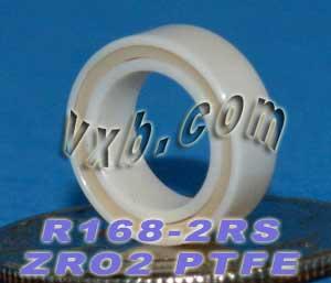 R168-2RS Full Ceramic Bearing 1/4x3/8x1/8 inch Miniature Bearing - fast shipping 🇺🇸