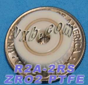 R2A-2RS Full Ceramic Bearing 1/8" x 1/2x11/64 inch Miniature Bearing - fast shipping 🇺🇸