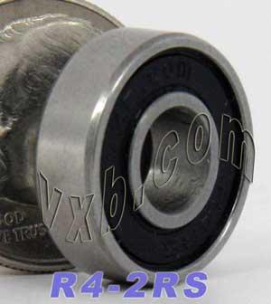 Premium R4-2RS Ball Bearing 1/4" x 5/8" x 0.196" - fast shipping 🇺🇸