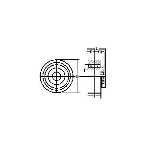 RCSM-16GRR Rubber Cartridge Wide Inner Ring 1 Inch Bearing - fast shipping 🇺🇸