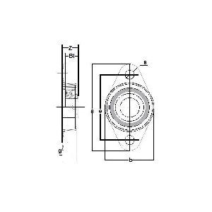 RCSMRFZ-16S Bearing Flange Insulated Pressed Steel 2 Bolt 1 Inch - fast shipping 🇺🇸
