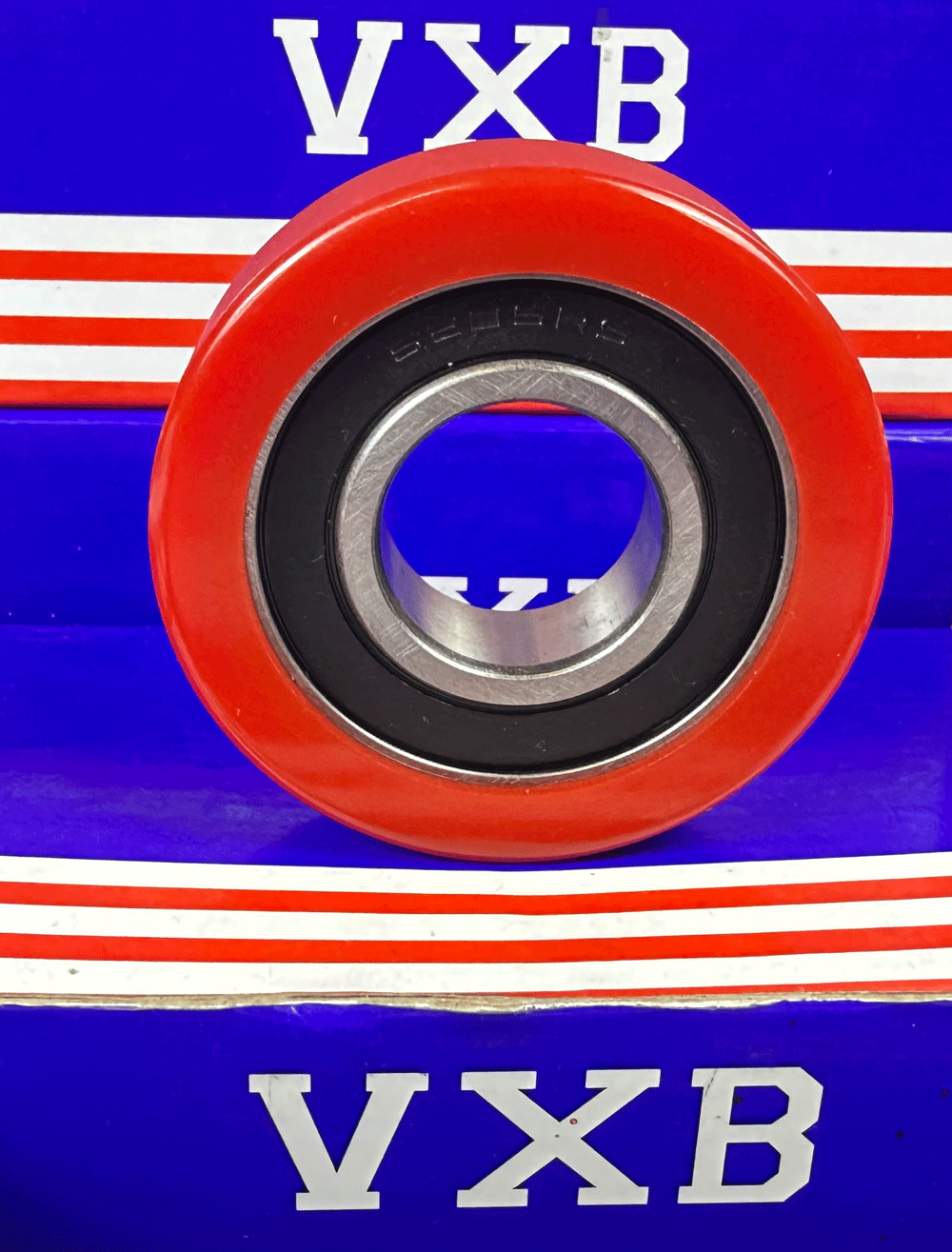 PU25X65X19-2RS PU Covered Bearing - Red tire 25x65x19mm Sealed - fast shipping 🇺🇸