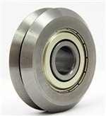 4-Pack RM2ZZ Shielded V-Groove Guide Bearings - 3/8" Diameter - fast shipping 🇺🇸
