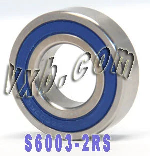 S6003-2RS Stainless Steel Bearing Sealed 17x35x10mm - fast shipping 🇺🇸