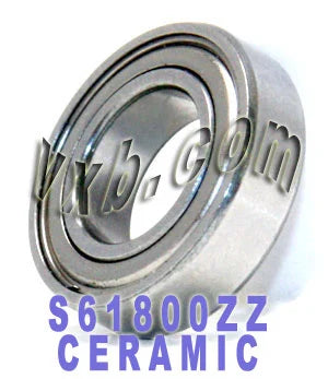S61800ZZ Bearing Ceramic Stainless Steel Shielded 10x19x5 Bearing - fast shipping 🇺🇸
