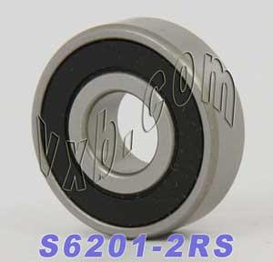S6201-2RS Stainless Steel Bearing 12x32x10mm Sealed - fast shipping 🇺🇸