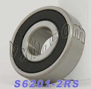 S6201-2RS Stainless Steel Bearing 12x32x10mm Sealed - fast shipping 🇺🇸