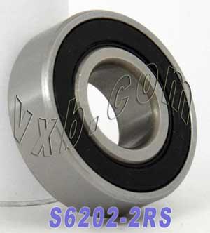 S6202-2RS Stainless Steel Bearing 15x35x11mm - Sealed - fast shipping 🇺🇸